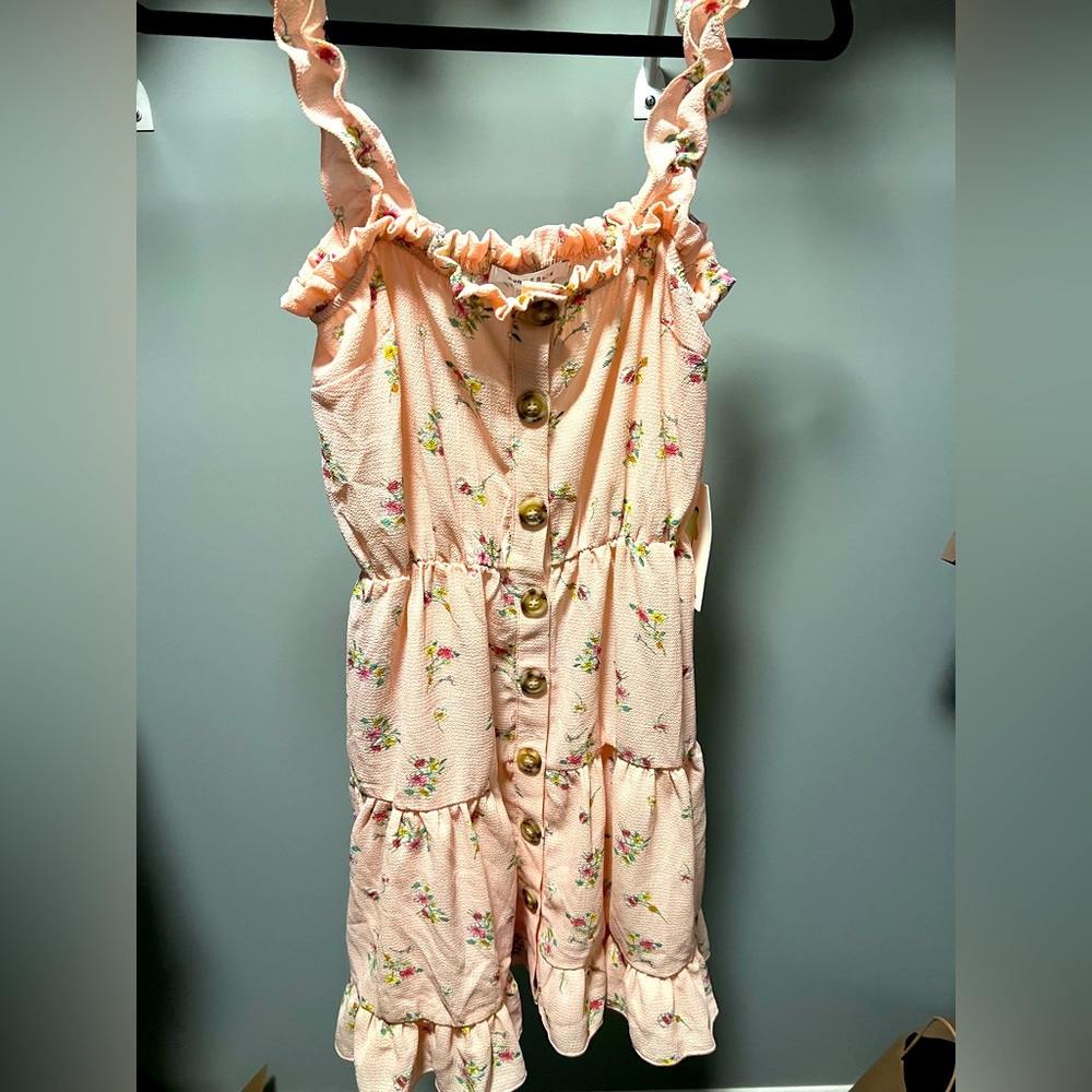 Pink flower dress